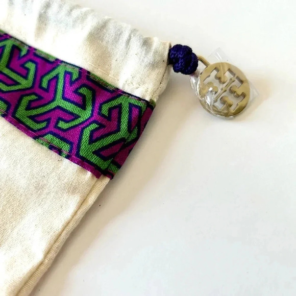 Tory Burch Lila Ankle Boot Black Leather with Gold Heel Size 7 - Picture 11 of 12